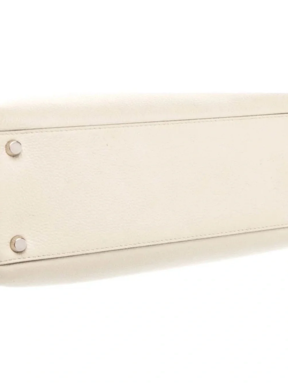 Gucci Cream Leather Top-Handle Satchel with Mixed Gold & Silver Hardware